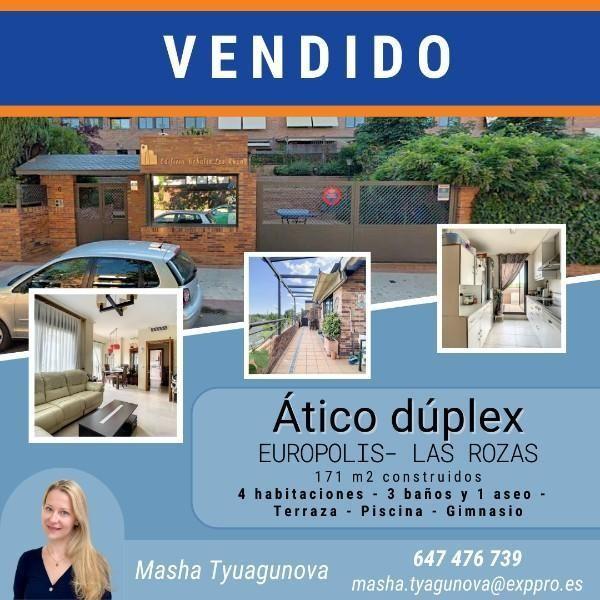 Atico duplex en Las Rozas de Madrid en venta