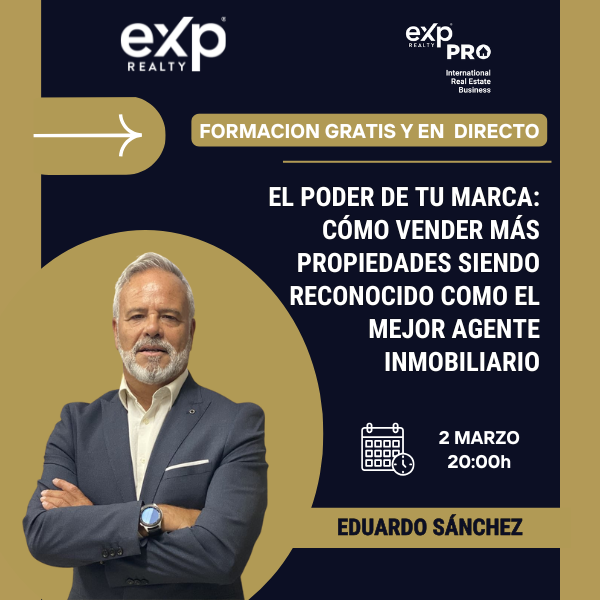formación inmobiliaria, marca personal agentes inmobiliarios, vender más propiedades, Eduardo Sánchez, HeadHunter Inmobiliario, curso agentes inmobiliarios, estrategias de ventas inmobiliarias